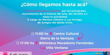SIERRA DE LA VENTANA Y VILA VENTANA: Invitan a una charla sobre arte contemporáneo