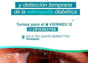 TORNQUIST: Se agrega una nueva jornada de prevención y detección de retinopatía diabética