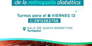 TORNQUIST: Se agrega una nueva jornada de prevención y detección de retinopatía diabética