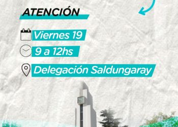 La Oficina de Habilitaciones atenderá en Saldungaray