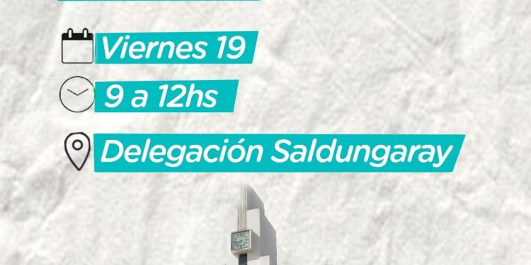 La Oficina de Habilitaciones atenderá en Saldungaray  Tornquist Municipio informa que, este viernes 19, la Oficina de Habilitaciones brindará atención en Saldungaray, de 9 a 12 hs, en la Delegación Municipal.