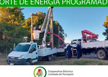 TRES PICOS: : Se realizarán dos cortes programados para mejorar la red eléctrica a partir de este sábado