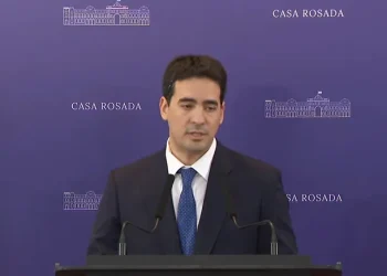 Andrés Ravier debutó como vocero en lugar de Manuel Adorni y ya se negó a responder preguntas
