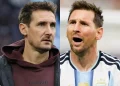 Klose rompió el silencio tras el récord que le arrebató Lionel Messi: su emotiva reacción