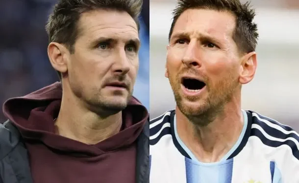 Klose rompió el silencio tras el récord que le arrebató Lionel Messi: su emotiva reacción  El histórico goleador alemán reaccionó luego de que el capitán argentino se convirtiera en el máximo artillero de todos los tiempos en las Copas del Mundo.