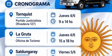 TORNQUIST: Llega el camión Alimencoop al distrito del jueves 4 al sábado 6 de junio