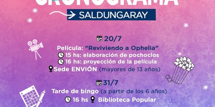 COMARCA SERRANA:  Se vienen actividades gratuitas para disfrutar las vacaciones de invierno