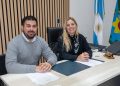 TORNQUIST: Estefanía Bordoni firmó la renovación del Centro Juvenil Tornquist