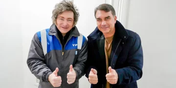 Milei viajará a Brasil para apoyar la candidatura de Flavio Bolsonaro