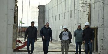 BAHIA BLANCA: El intendente Susbielles supervisó las obras en las cisternas de Bosque Alto y Planta Patagonia, que optimizarán el servicio de agua en la ciudad
