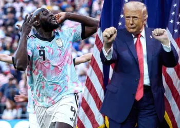 La burla de Romelu Lukaku a Donald Trump tras su gol que selló la victoria de Bélgica frente a Estados Unidos