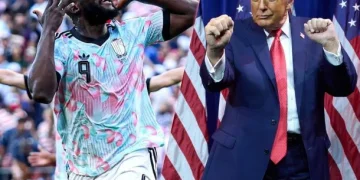 La burla de Romelu Lukaku a Donald Trump tras su gol que selló la victoria de Bélgica frente a Estados Unidos