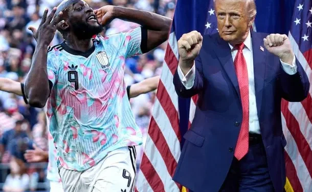 La burla de Romelu Lukaku a Donald Trump tras su gol que selló la victoria de Bélgica frente a Estados Unidos  El delantero belga se burló abiertamente del presidente estadounidense imitando su famoso paso de baile.