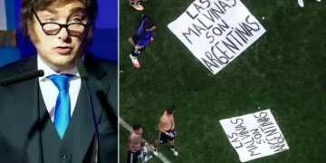 Milei habló de la bandera de las Islas Malvinas exhibida ante Inglaterra: «Válido y lícito»