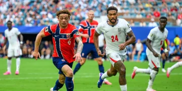 Inglaterra venció a Noruega y espera por el ganador de Argentina-Suiza