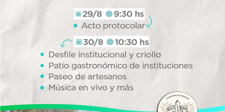 Saldungaray celebrará el 126º aniversario de su fundación El venidero fin de semana, la localidad de Saldungaray celebrará el 126º aniversario de su fundación, ocurrida el 29 de agosto de 1900.