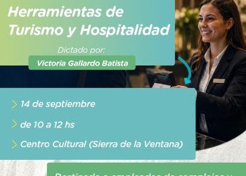 SIERRA DE LA VENTANA: Turismo «Brindarán capacitaciones de hospitalidad y nuevas tendencias en gastronomía»