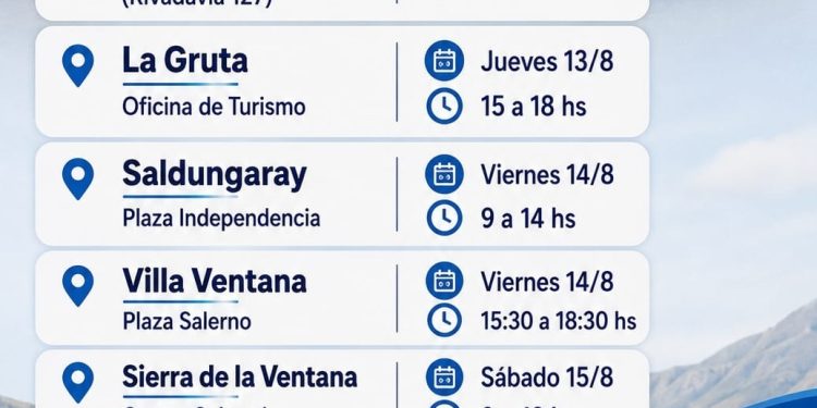 TORNQUIST: Llega el camión Alimencoop al distrito del jueves 13 al sábado 15 de agosto. Cronograma de actividades – Partido Justicialista Tornquist