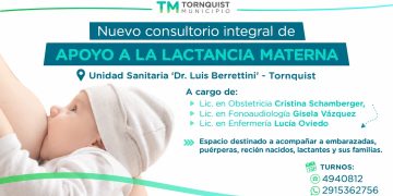 TORNQUIST: : Comienza a funcionar un Consultorio Integral de Apoyo a la Lactancia Materna
