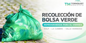 SIERRA DE LA VENTANA: Se reprograma la recolección de bolsa verde en tres sectores