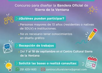 SIERRA DE LA VENTANA: Una Bandera para Sierra «comienza el concurso para elegir el nuevo símbolo de la localidad»