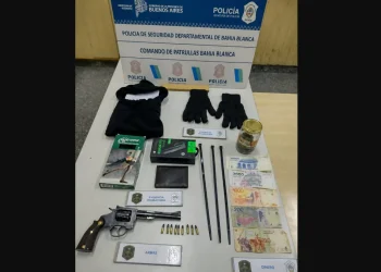 BAHIA BLANCA: Entró a robar a una vivienda y fue detenida con un revólver calibre .22
