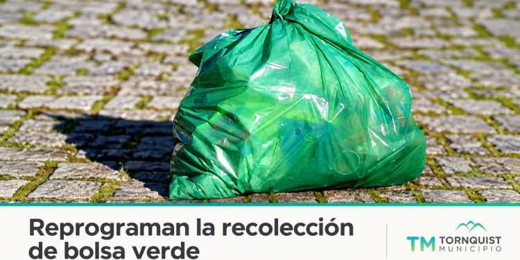 SIERRA DE LA VENTANA: Se reprograma la recolección de bolsa verde en dos sectores