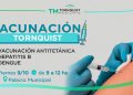 TORNQUIST: Este viernes habrá vacunación itinerante en el hall del Palacio Municipal