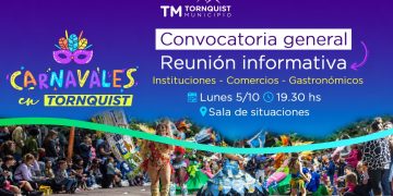 TORNQUIST: Reunión informativa por la próxima edición de los Carnavales