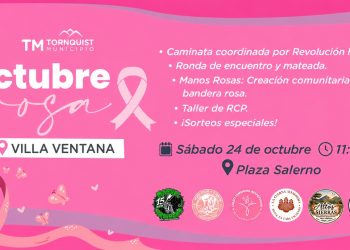 Octubre Rosa llega a Villa Ventana con una jornada de encuentro y prevención