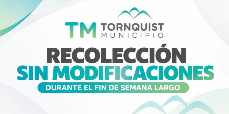 TORNQUIST: La recolección de residuos será normal en el distrito durante el fin de semana largo