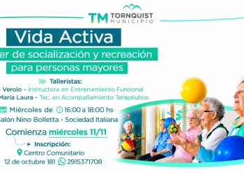 TORNQUIST: Vida Activa: Taller de Socialización y Recreación para personas mayores