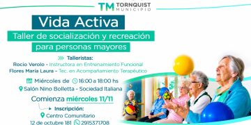 TORNQUIST: Vida Activa: Taller de Socialización y Recreación para personas mayores