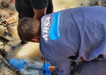 BAHIA BLANCA: ABSA informó inconvenientes en el suministro de agua potable en cinco barrios