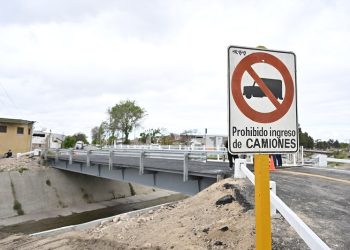 BAHIA BLANCA: Ya está habilitado el nuevo puente de calle Líbano sobre el canal Maldonado