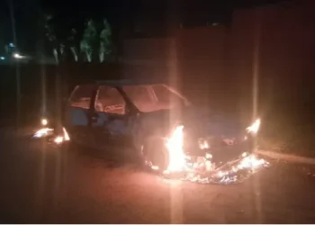 BAHIA BLANCA: Incendiaron un auto estacionado en la vía pública y sufrió pérdidas totales