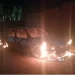 BAHIA BLANCA: Incendiaron un auto estacionado en la vía pública y sufrió pérdidas totales