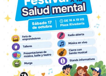 BAHIA BLANCA: Con actividades para toda la comunidad, el Municipio organiza un festival por el Día Mundial de la Salud Mental