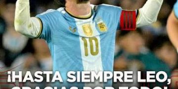 Messi se despidió de la Selección con un gol y dos asistencias