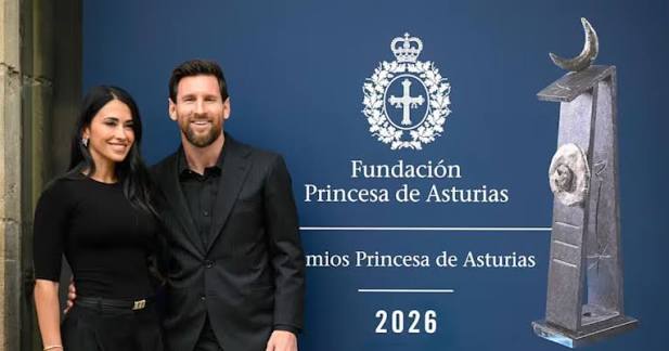 Messi recibió el Premio Princesa de Asturias El astro argentino fue condecorado en España por la Fundación Princesa de Asturias. El evento se realiza en el Teatro Campoamor de la ciudad de Oviedo.